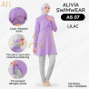 Alivia Swimwear AS07 - Baju Renang Muslimah Big Size