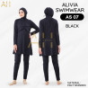 Alivia Swimwear AS07 - Baju Renang Muslimah Big Size