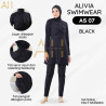 Alivia Swimwear AS07 - Baju Renang Muslimah Big Size