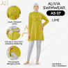 Alivia Swimwear AS07 - Baju Renang Muslimah Big Size