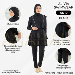 ALIVIA SWIMWEAR 10 Baju Renang Muslimah Baju renang wanita Pakaian Renang Wanita