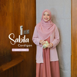 Naisha HIjrah - Sabila Cardigan Jumbo Dusty Pink